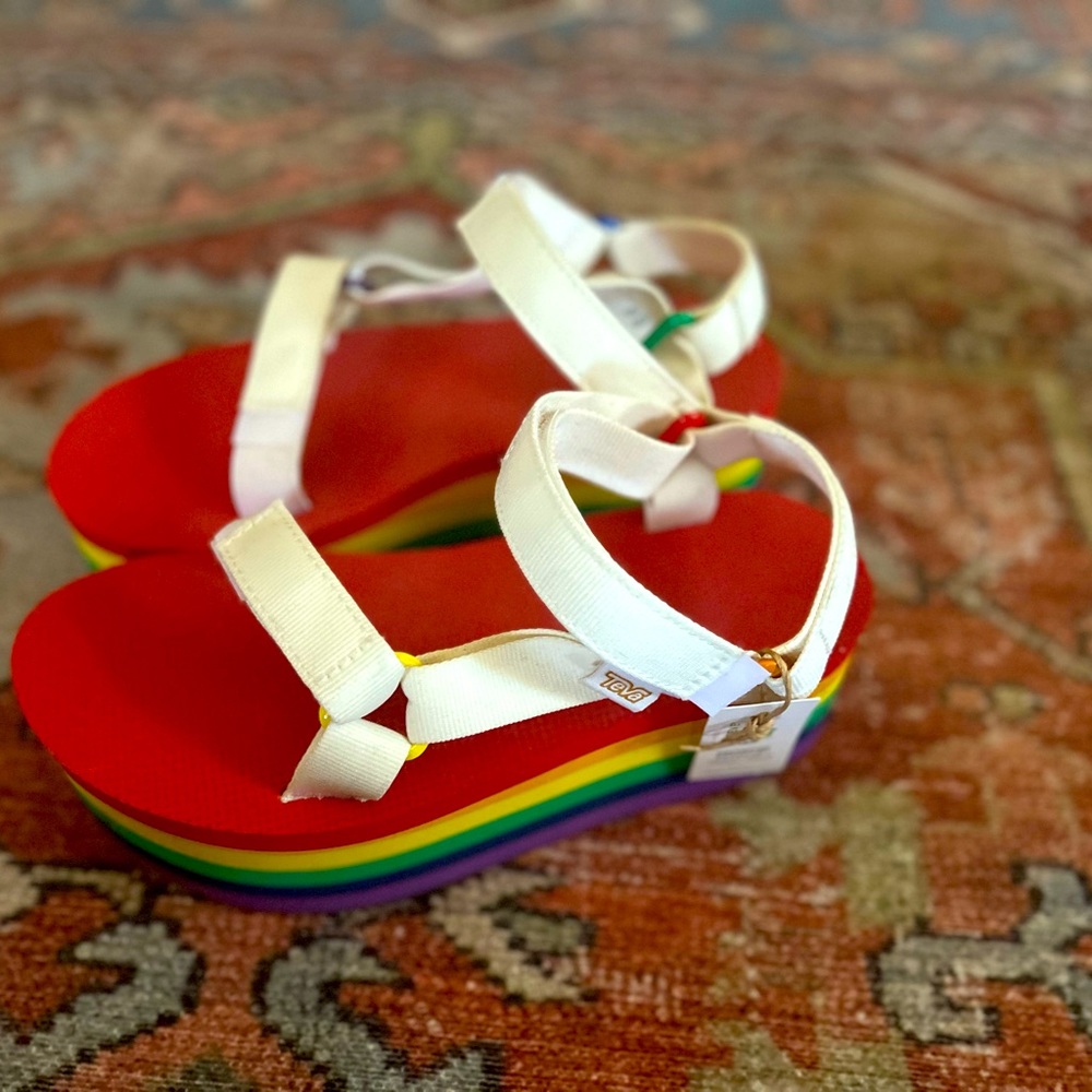 Teva pride sandals size 8 NWT